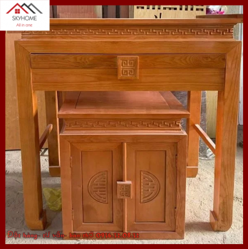 Tủ Thờ Đục Chữ Thọ